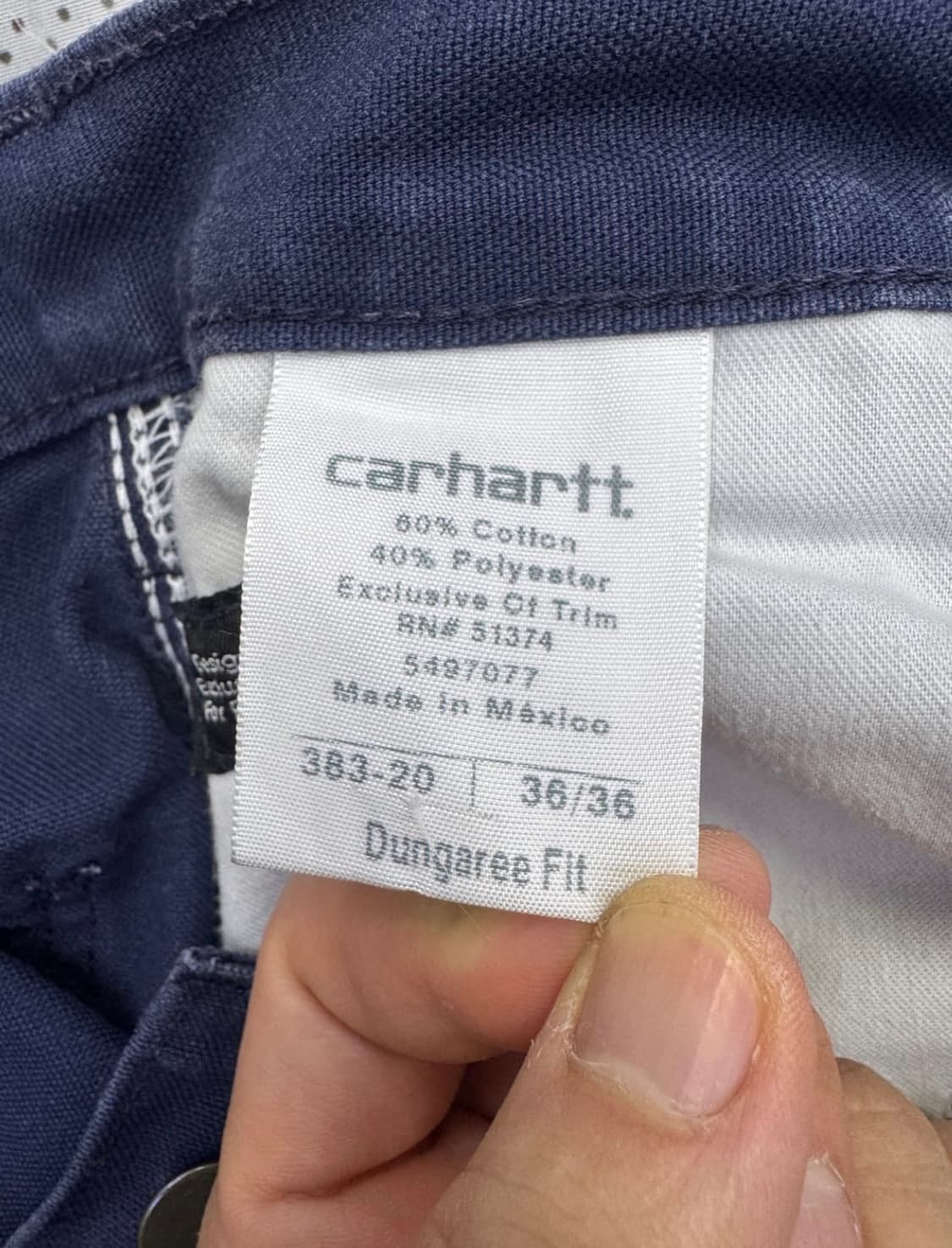 칼하트 싱글니 카펜터 팬츠 상품이미지7