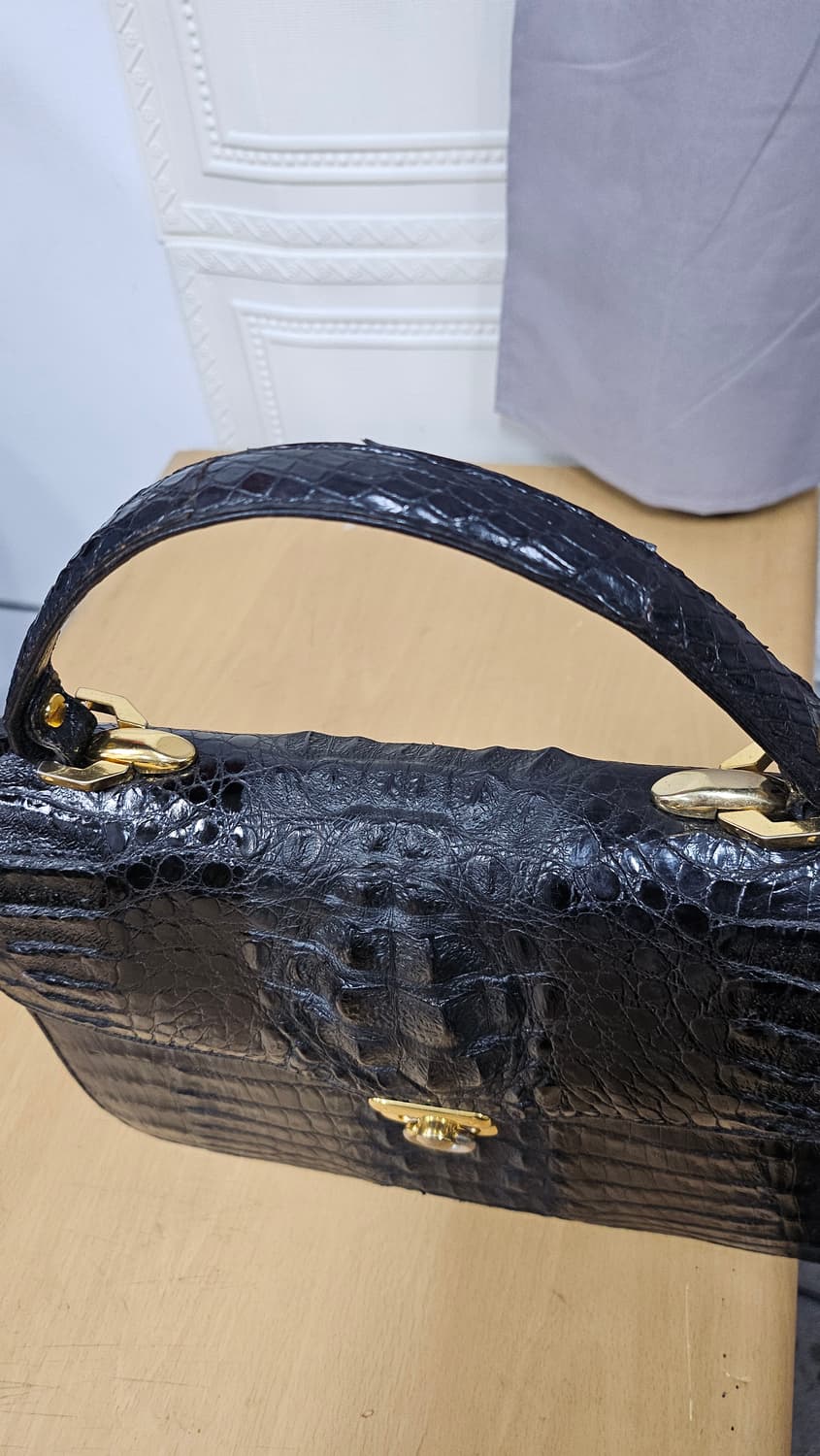 악어 가죽 토드백 상품이미지6
