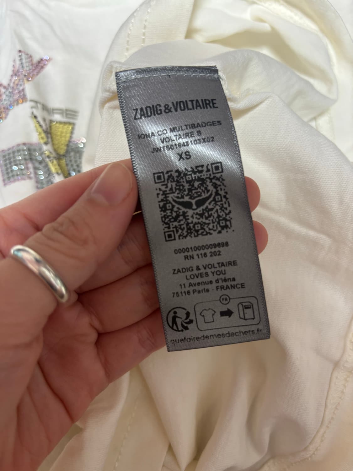 쟈딕앤볼테르 이효리 티셔츠 상품이미지6