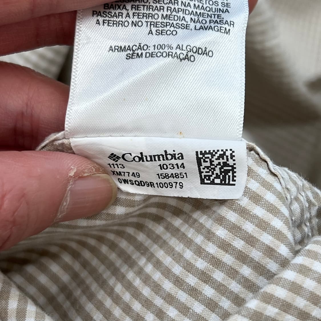 컬럼비아 체크 하프셔츠 r3915 상품이미지8