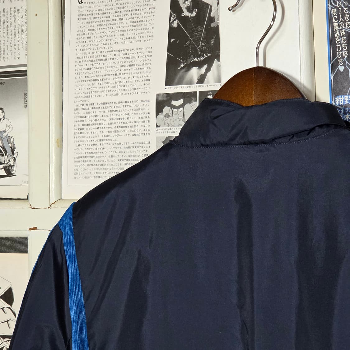 아디다스 블랙 엔 블루 레이싱 패디드 자켓 상품이미지7