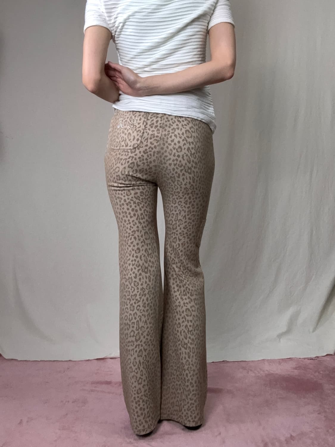 GK Italiya 레오파드 부츠컷 팬츠 상품이미지3