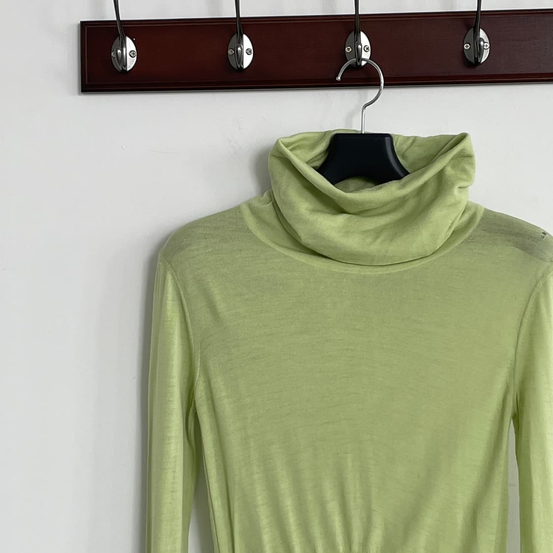 정품 샤넬 시스루 폴라 긴팔티 상품이미지3