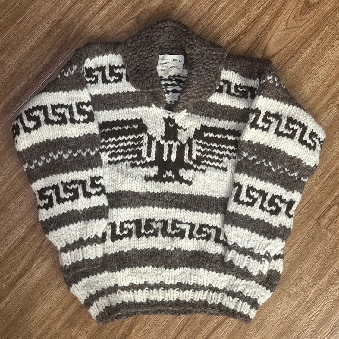 빈티지 노르딕 코위찬 니트 스웨터 히메갸루 로걀 라떼 모리걸 페어리 고딕 상품이미지1