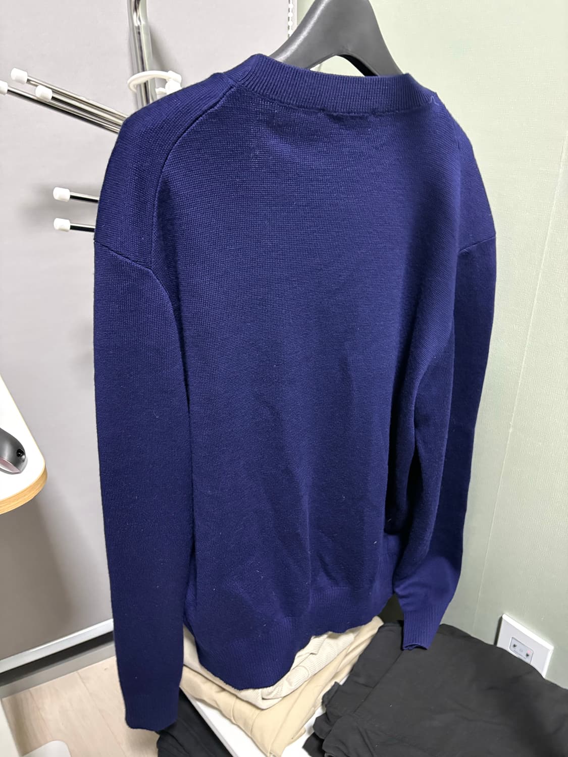 아미 스몰 하트 로고 가디건 상품이미지2