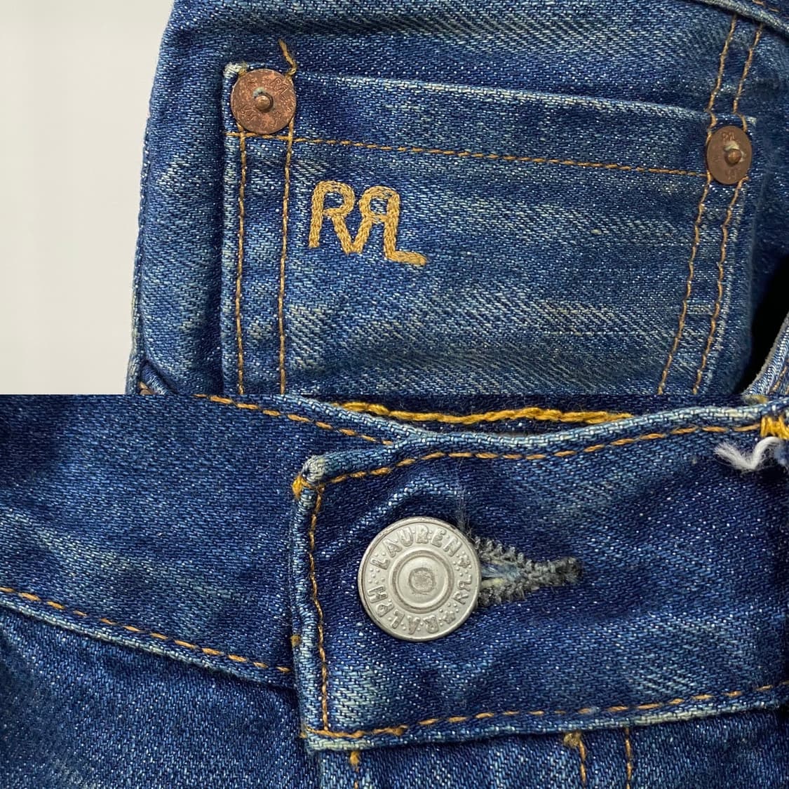 더블알엘 RRL 슬림 내로우 셀비지 데님 팬츠 상품이미지5