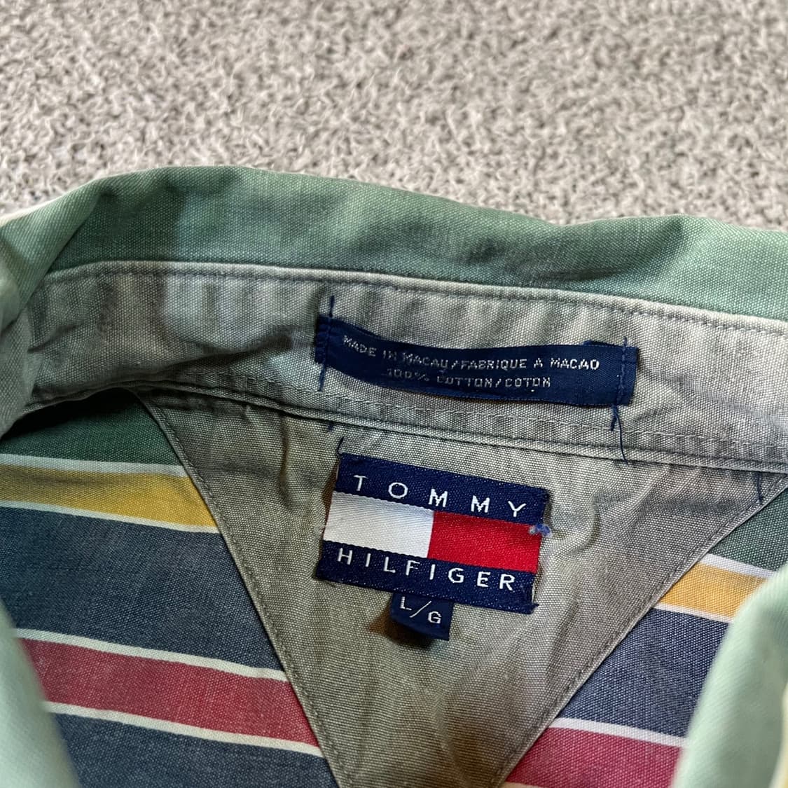 타미 힐피거 올드스쿨 스트라이프 오버셔츠 상품이미지3
