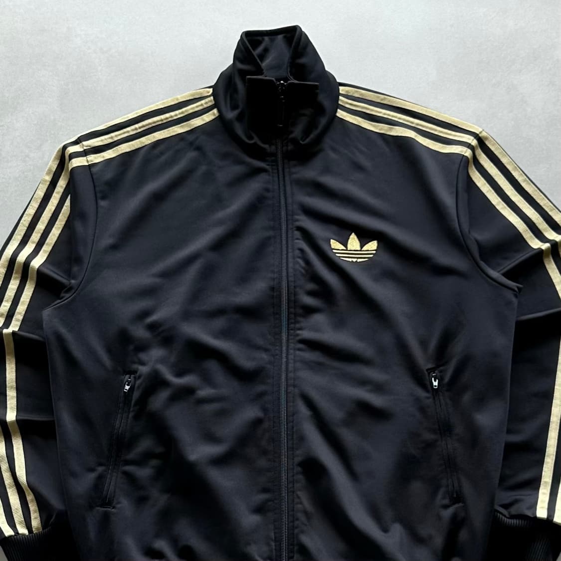 [L]아디다스 구형 파이어버드 검골 골드 트랙탑 져지 상품이미지2