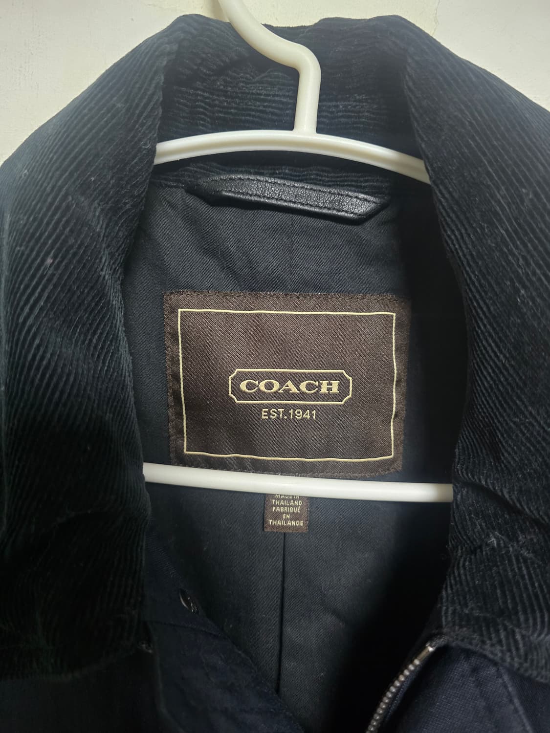 코치 남성 네이비 워크 자켓 M (110~115) 새상품 상품이미지5
