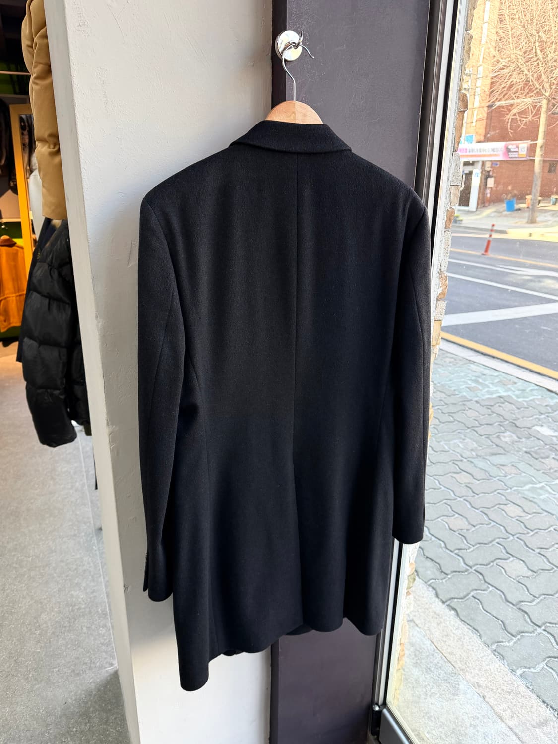 100~105/ 솔리드옴므 콜롬보 캐시미어 블랜딩 코트 상품이미지7