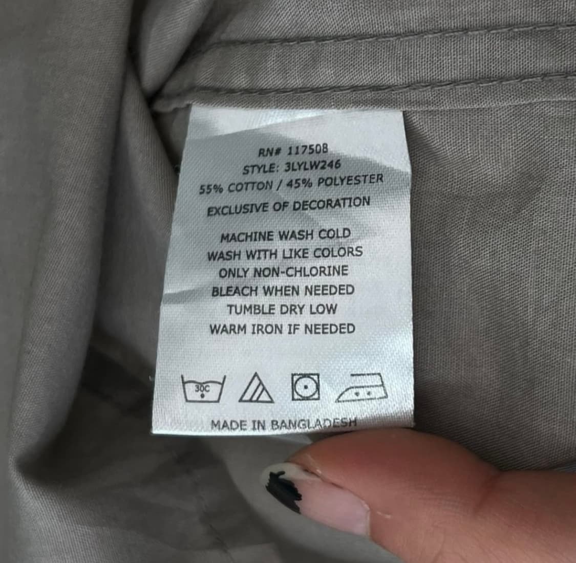 리바이스 화이트탭 웨스턴 셔츠 그레이  상품이미지7