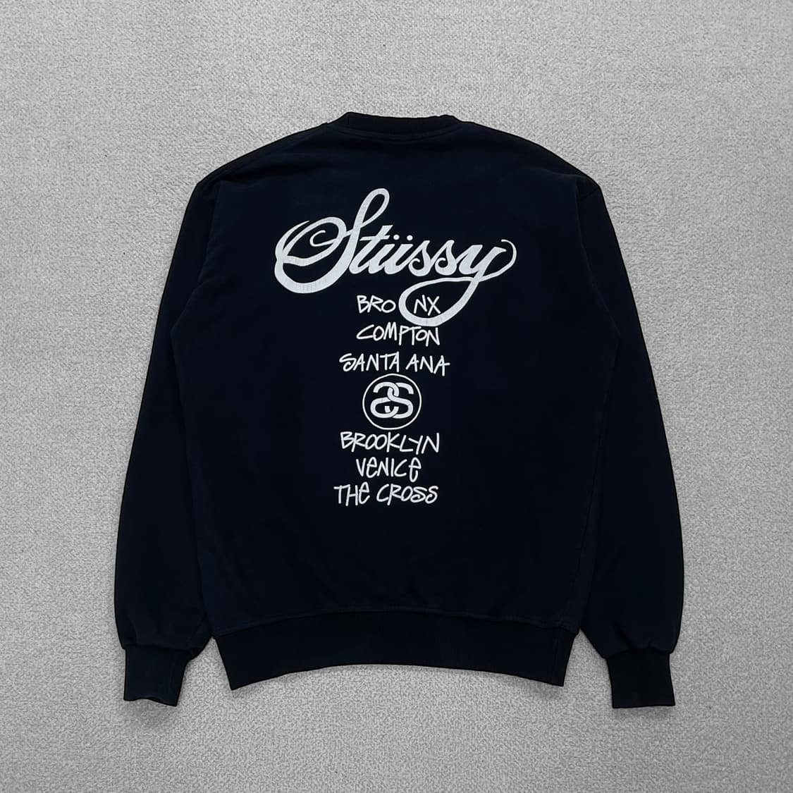 스투시 Stussy 00s 월드투어 크루넥 맨투맨 상품이미지1