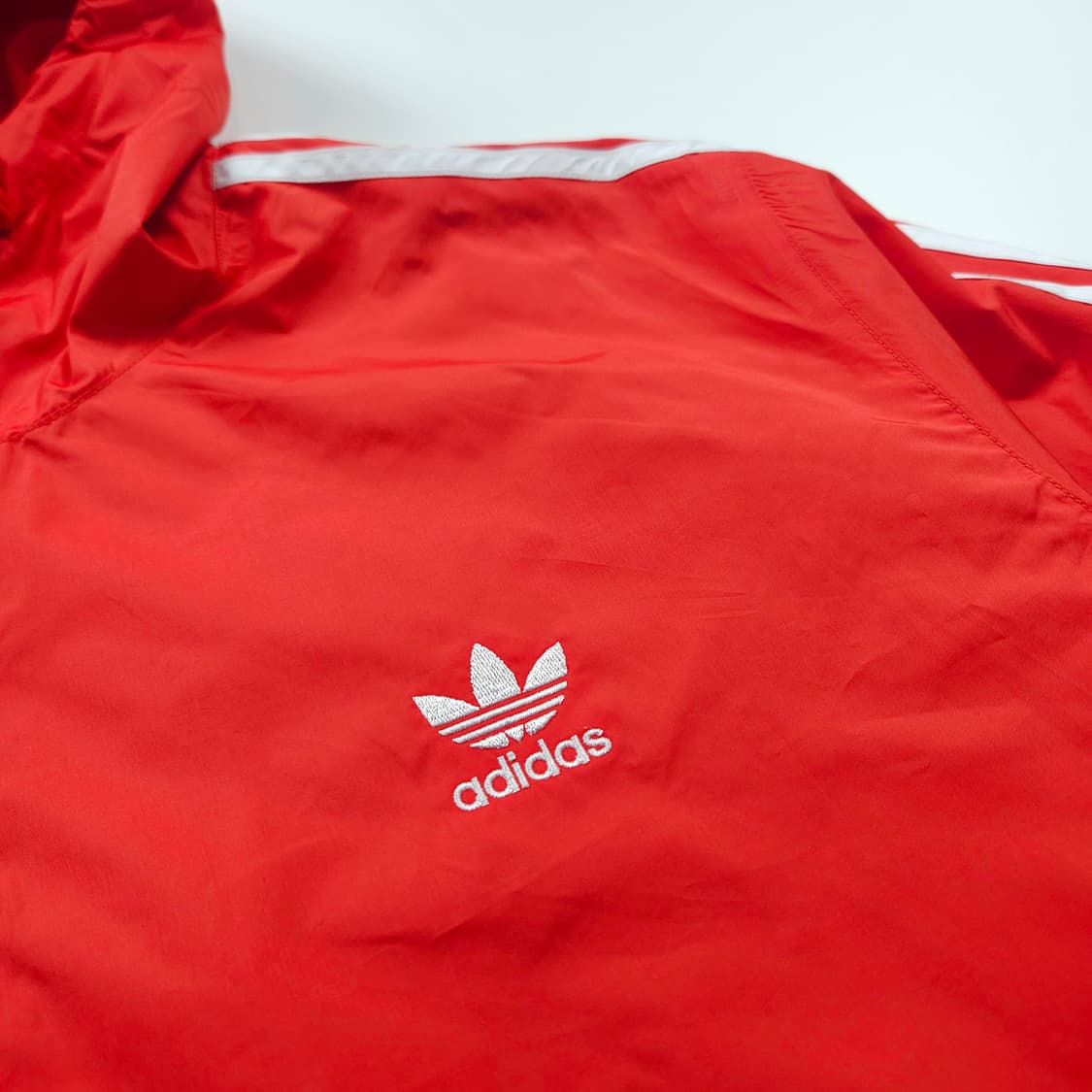 아디다스 트레포일 나일론 스트링 후드 바람막이 (L) 상품이미지3