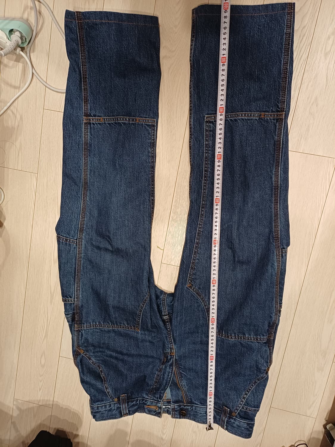 칼하트 더블니 인디고 데님 워크팬츠 31사이즈 상품이미지5