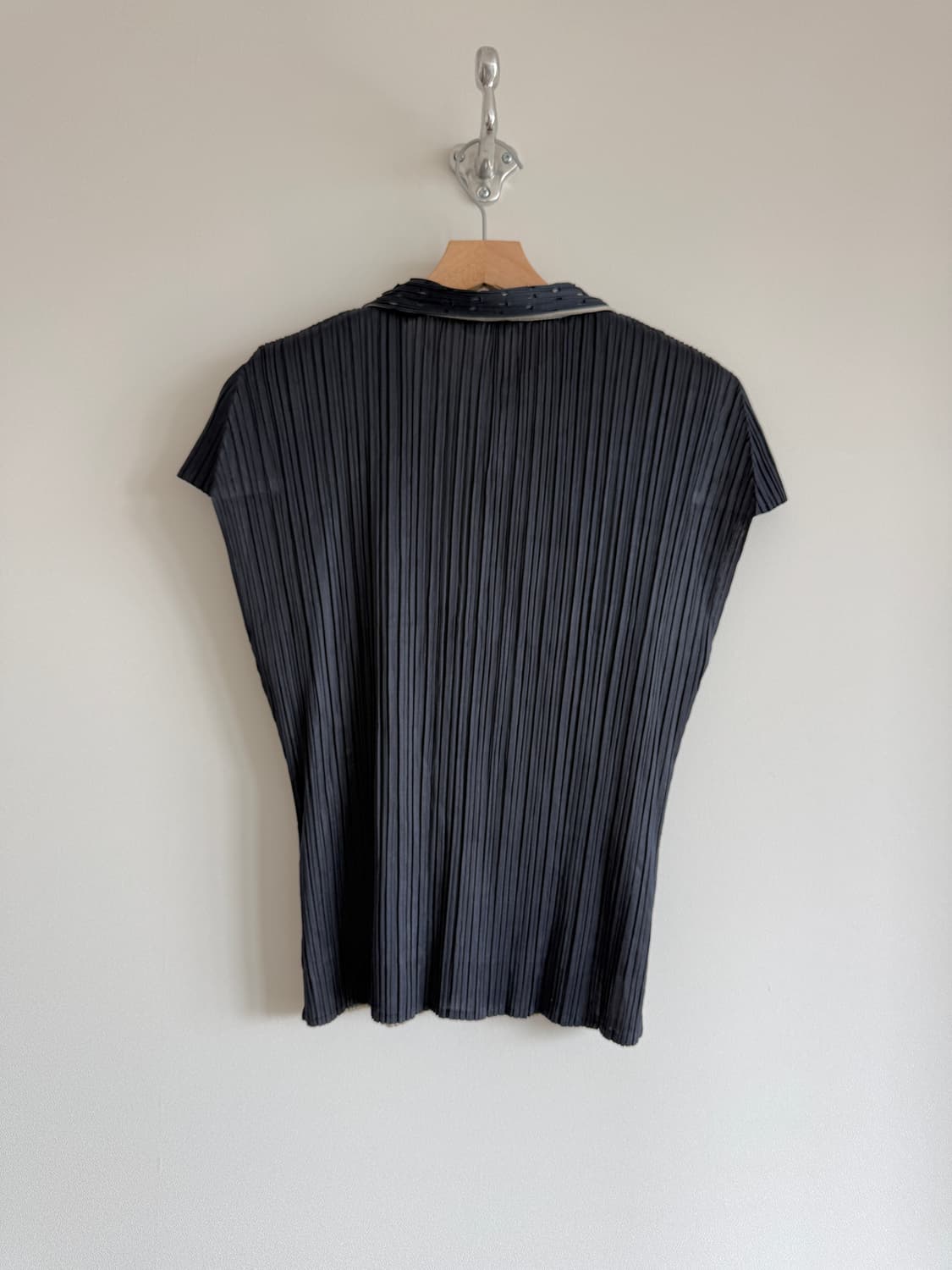 Pre owned 도트 플리츠 탑 상품이미지5