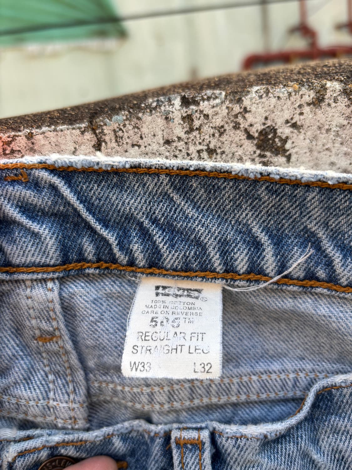 90s 리바이스 505 오렌지탭 33x32 상품이미지6