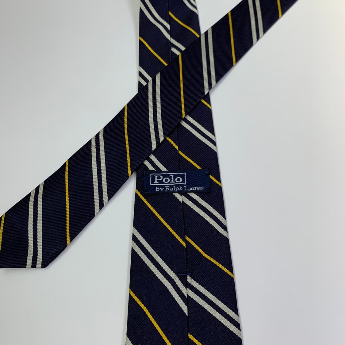 폴로 랄프로렌(POLO) 스트라이프 명품넥타이 신형라벨 A+ 7.3cm 상품이미지5