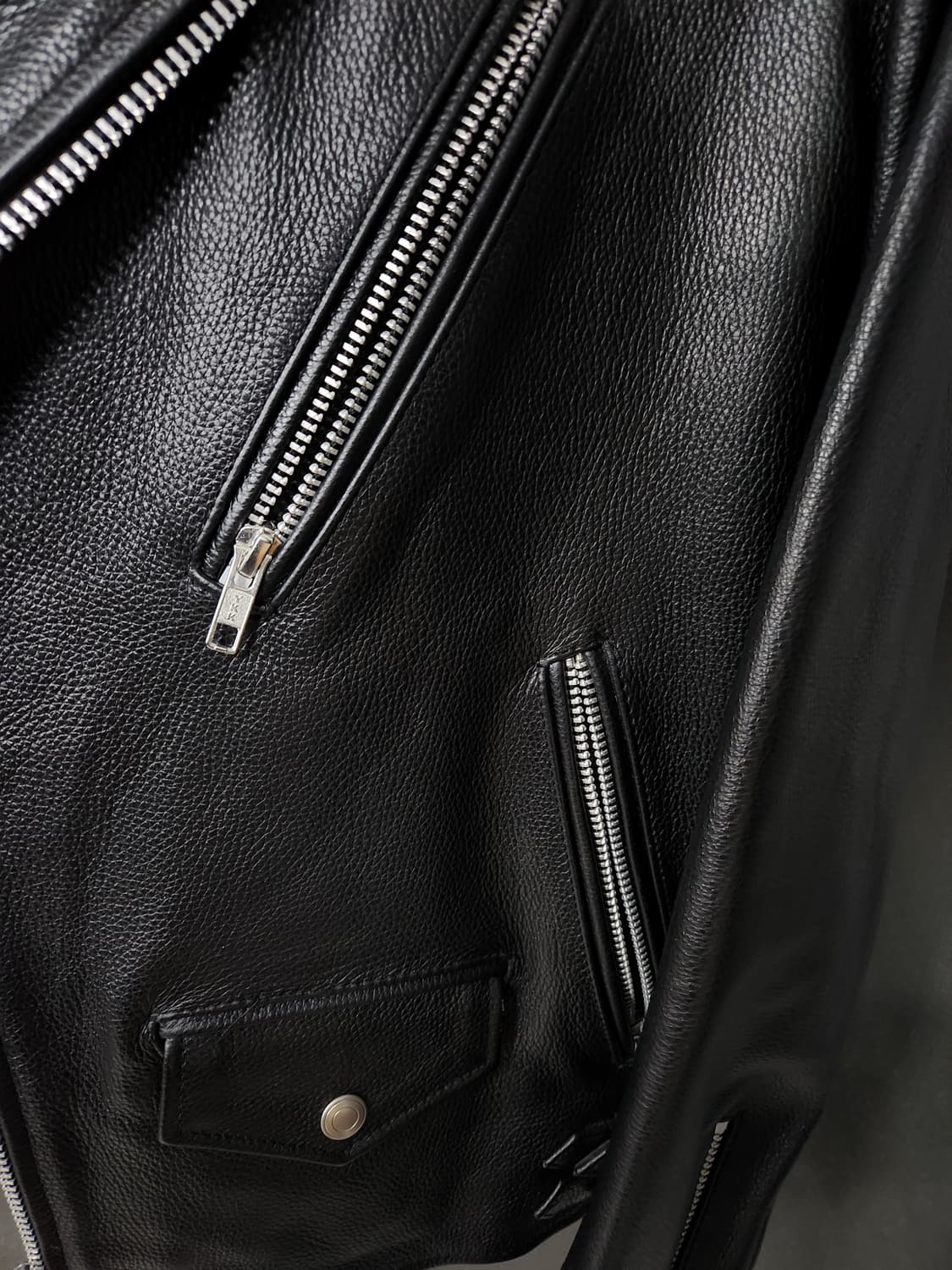 비바스튜디오 가죽 라이더 자켓 S 상품이미지6