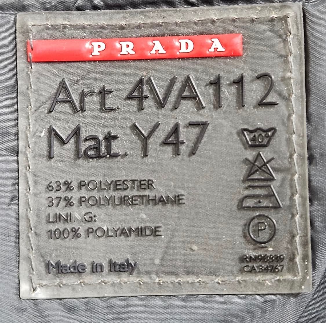 00‘s 프라다 스포츠 그레이 토트백 상품이미지3