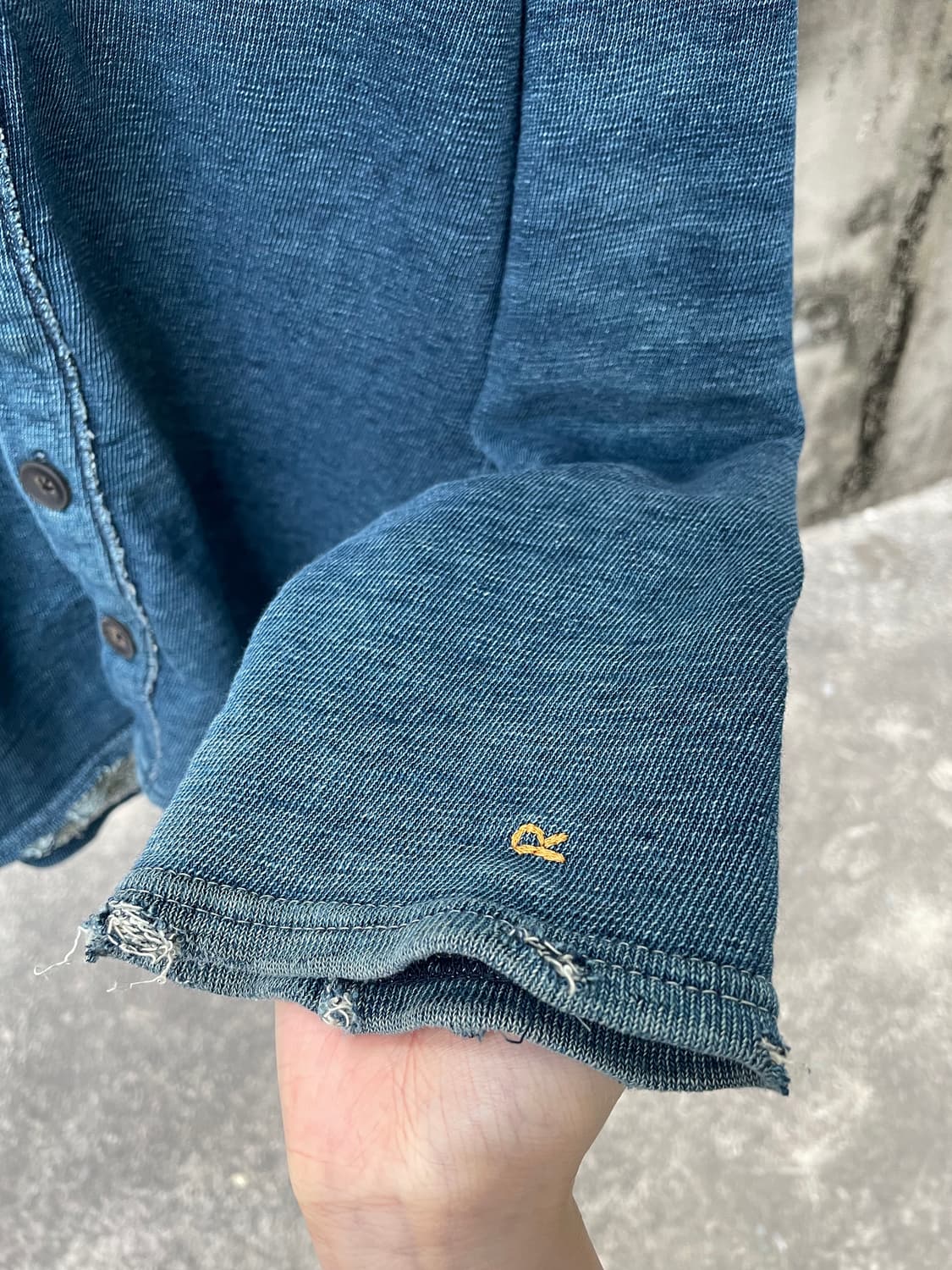 45R 인디고 셔츠 자켓 상품이미지4