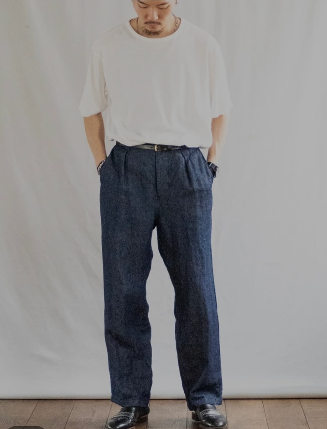 12.5oz Linen Denim Pants 상품이미지4