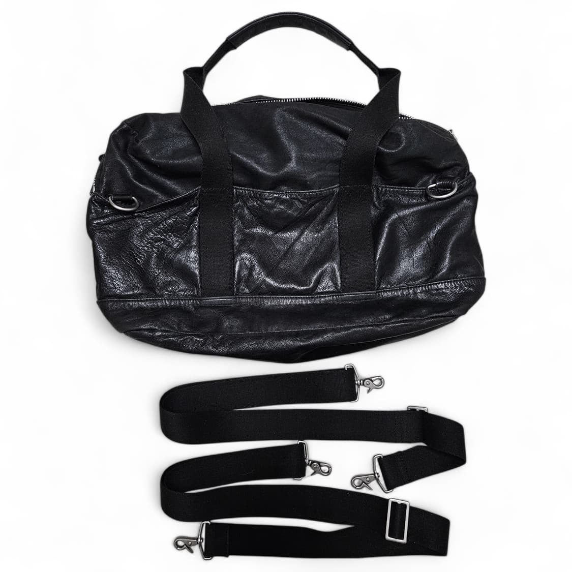 요지 야마모토 와이즈 소가죽 투웨이 보스톤백 상품이미지8