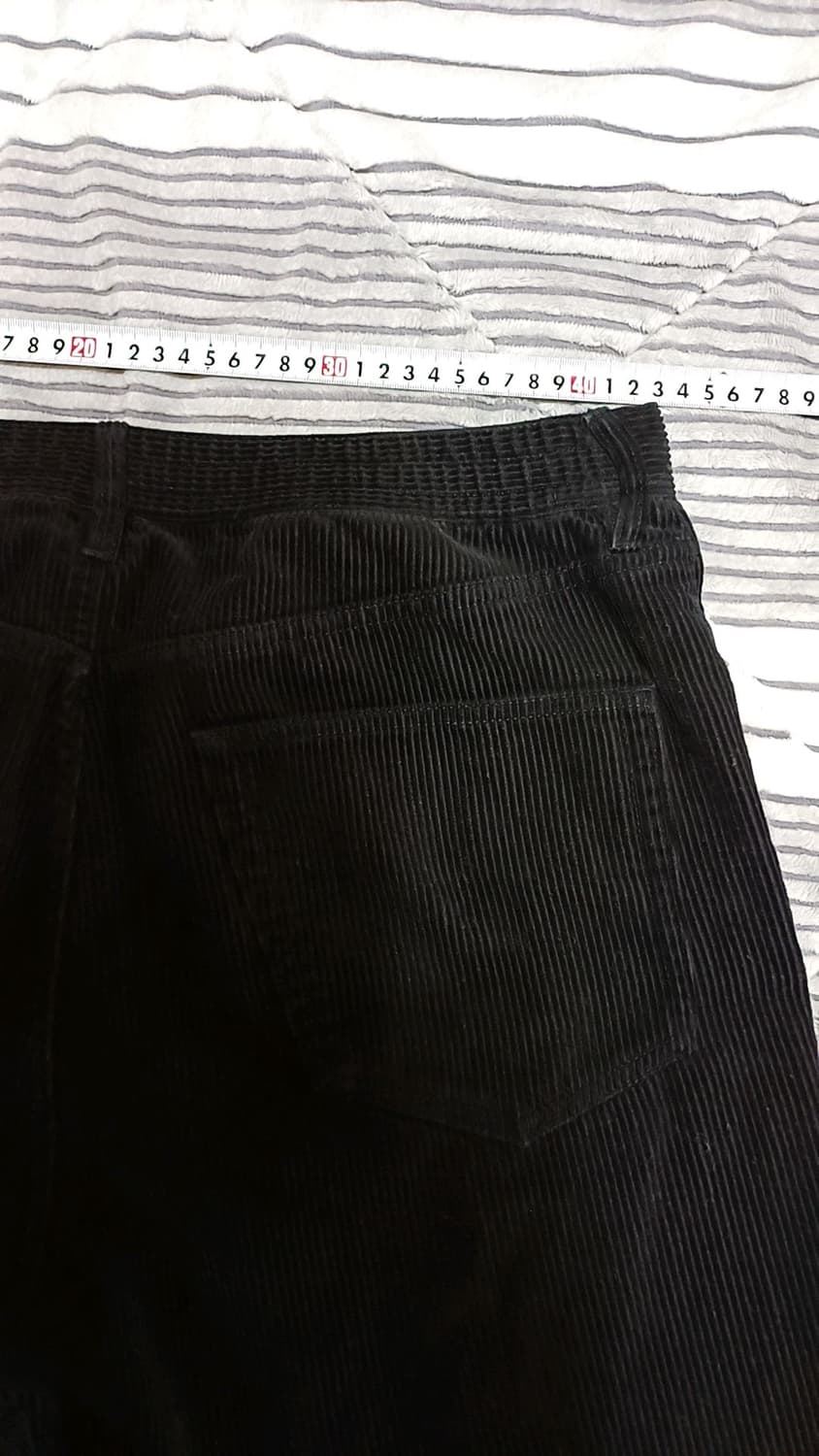 지유 와이드 코듀로이팬츠 33인치 기장105 상품이미지7