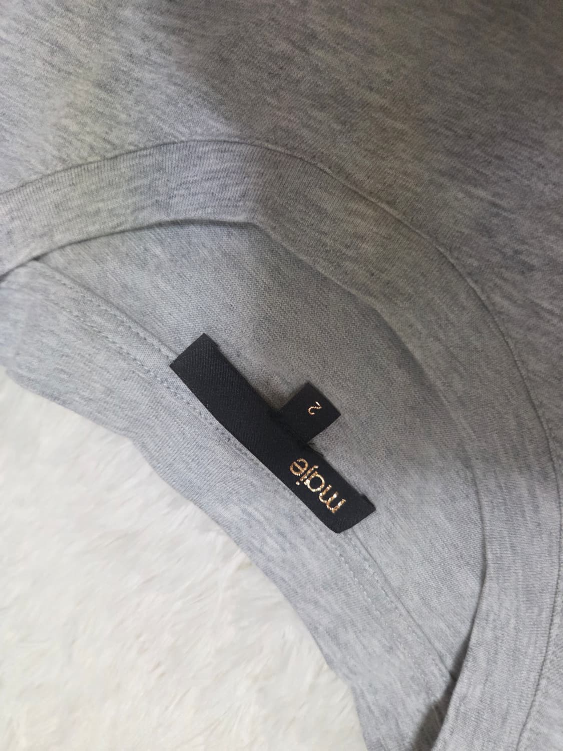 마쥬 2사이즈 장미 자수반팔 상품이미지2