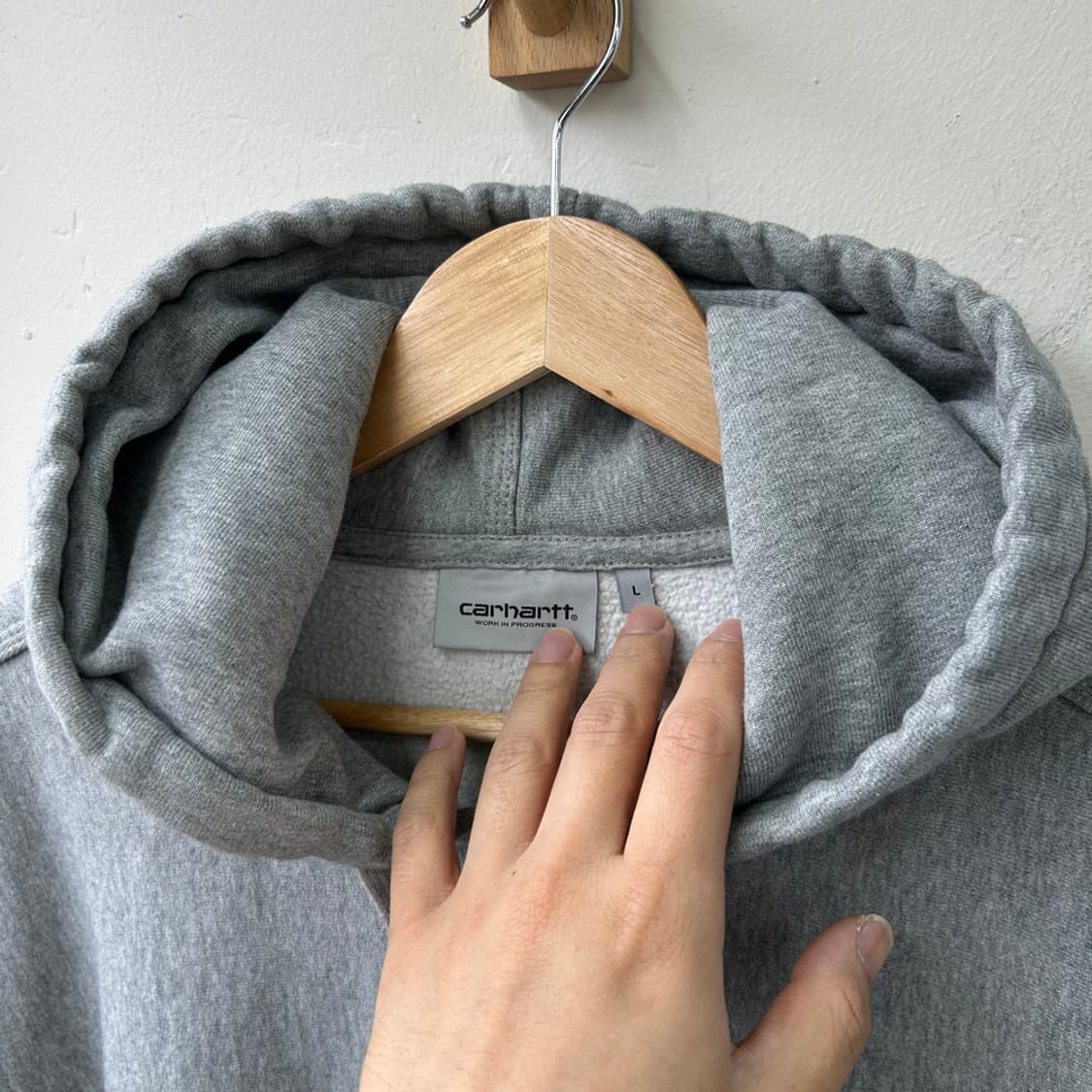 16370 - 칼하트 그레이 후드티 상품이미지4