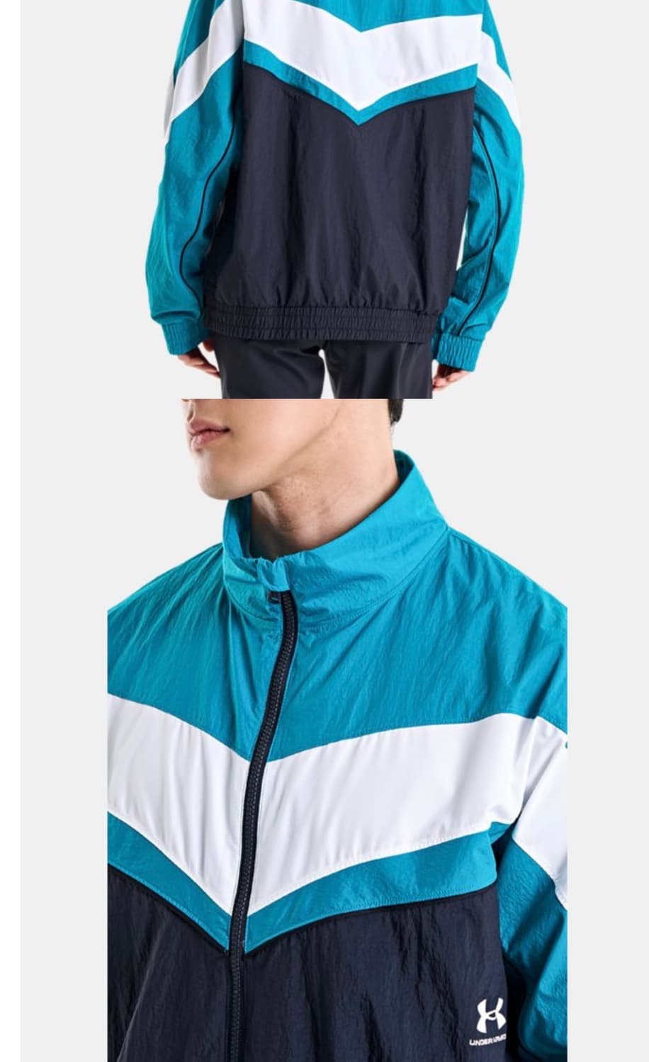 약한영웅 안수호 최현욱 언더아머 블랙/화이트 바람막이 자켓 상품이미지6