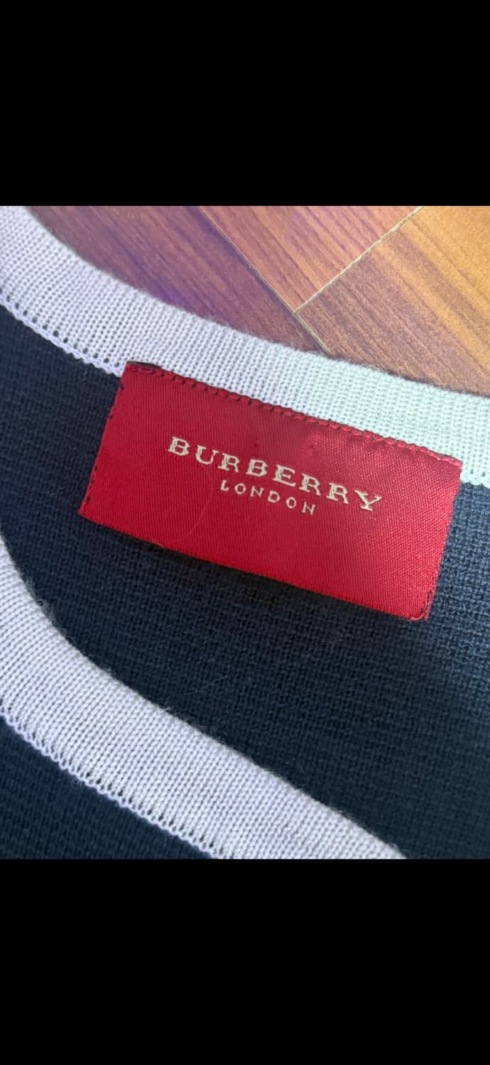 빈티지 버버리 니트 원피스 싸게 급처분 상품이미지3
