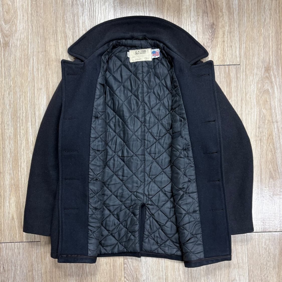 SCHOTT NYC 740N 피코트 네이비 38사이즈(100) 상품이미지3