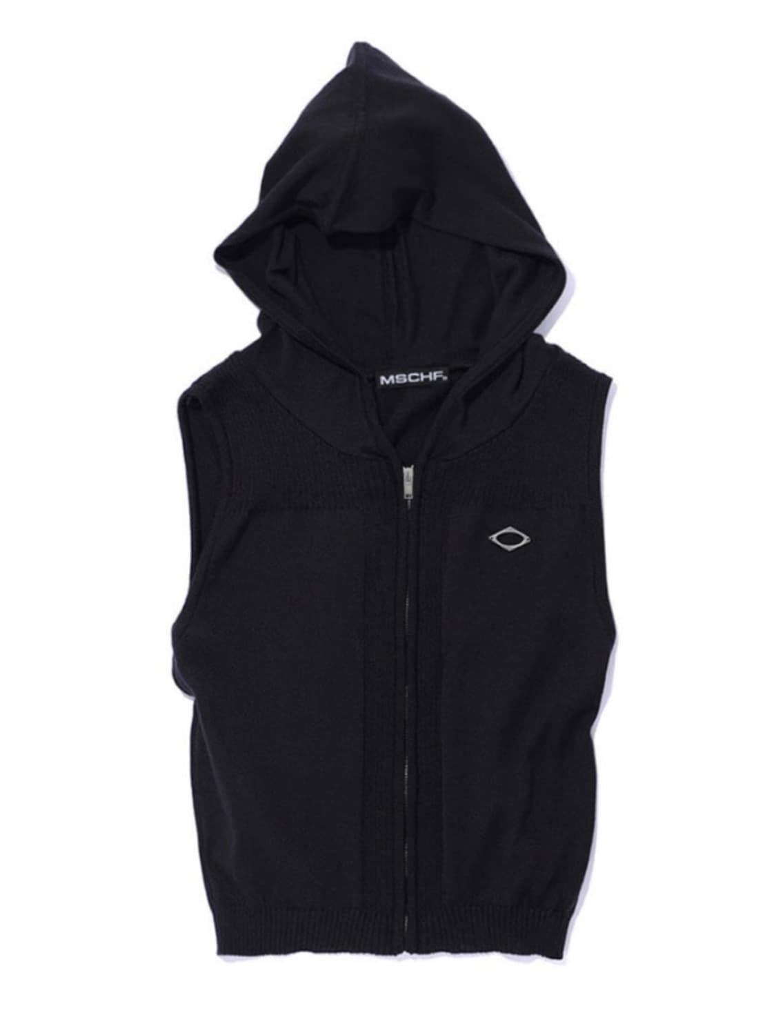 미스치프 RHOMBUS HOODED KNIT VEST 상품이미지1