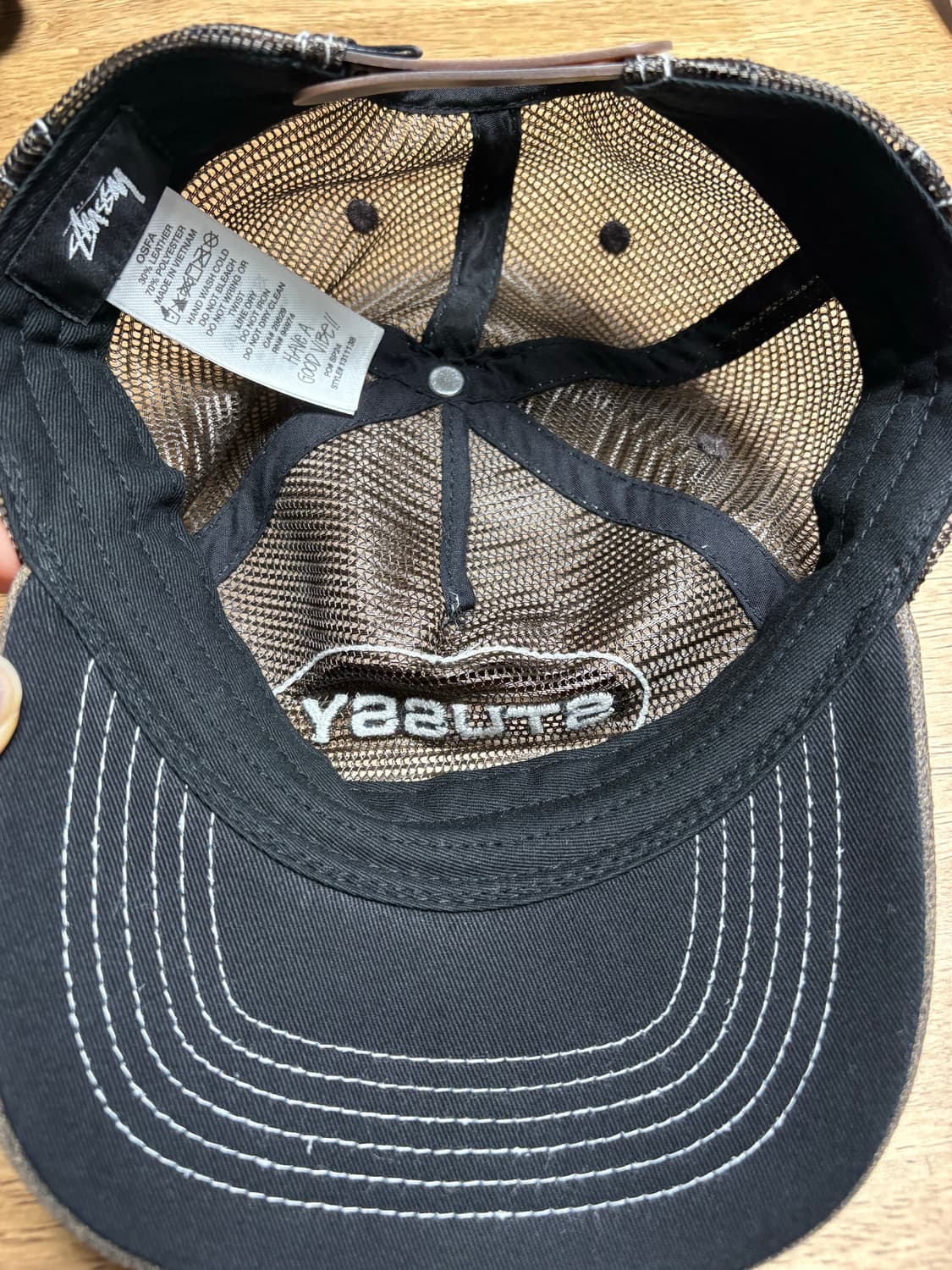 스투시 로우 스냅백 브라운(새상품) 상품이미지3