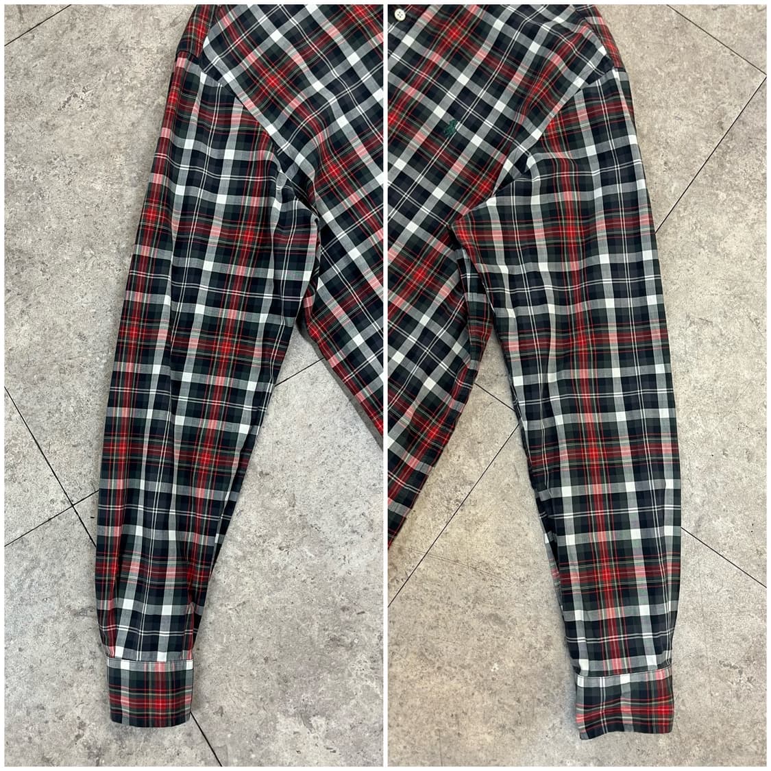 폴로 랄프로렌 체크 셔츠 블랙 L #csz3252 상품이미지6