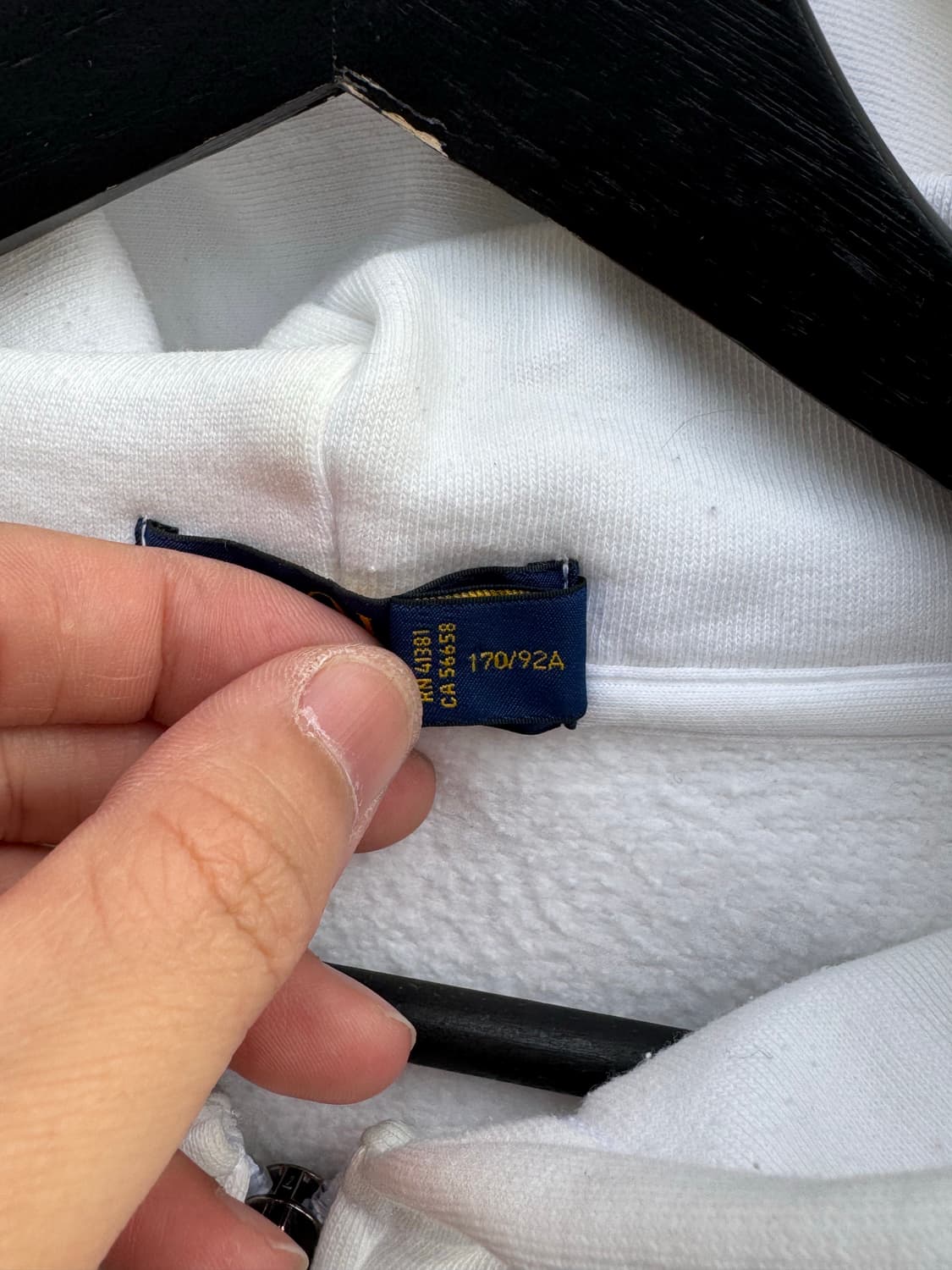 폴로랄프로렌 빅포니 화이트 후드집업 상품이미지5