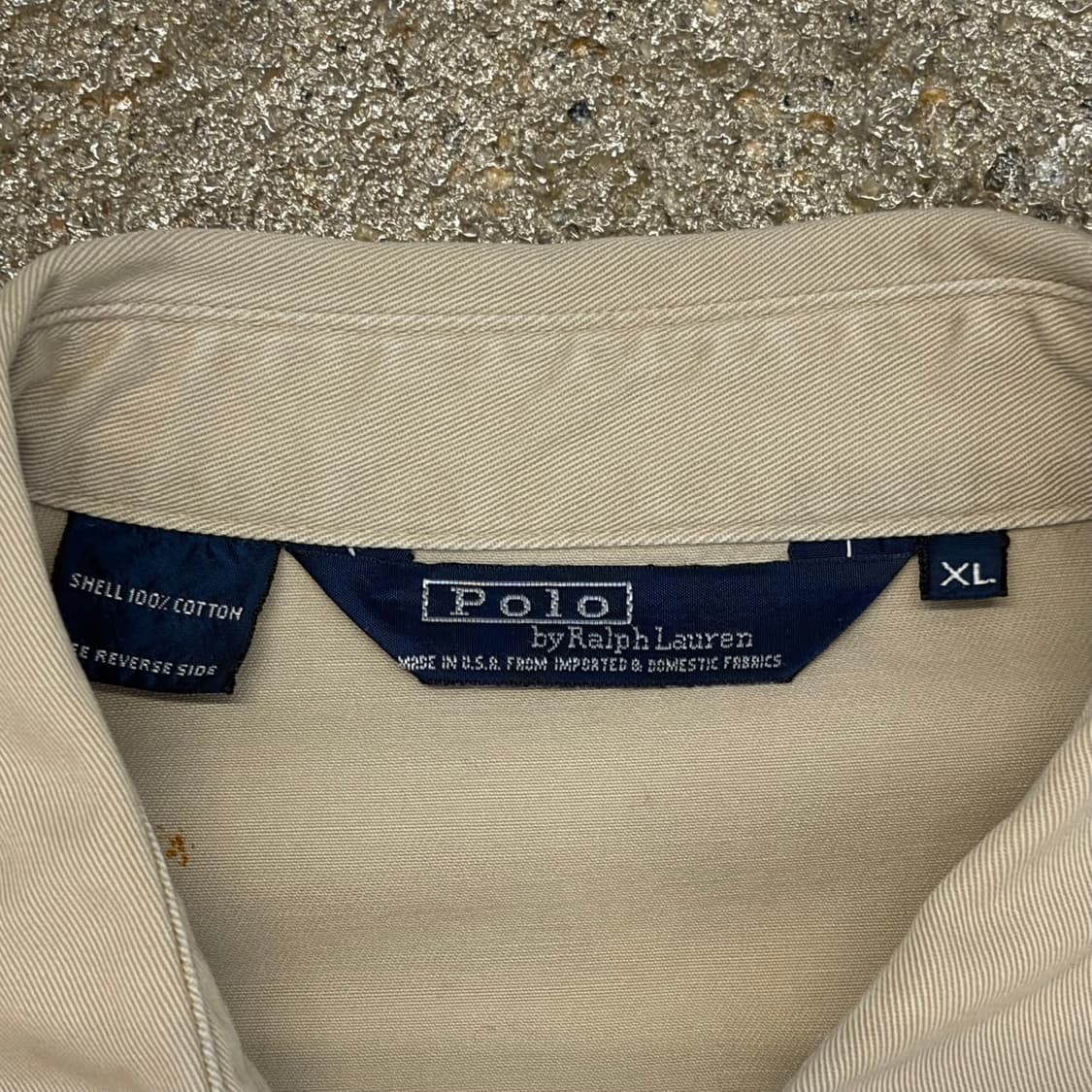 90s Made in USA 빈티지 폴로랄프로렌 스윙자켓 스윙탑 헤링본자 상품이미지5