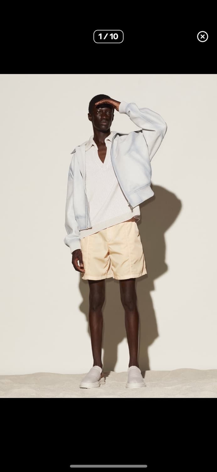 솔리드옴므 22ss 블루 레더 블루종 자켓 상품이미지2