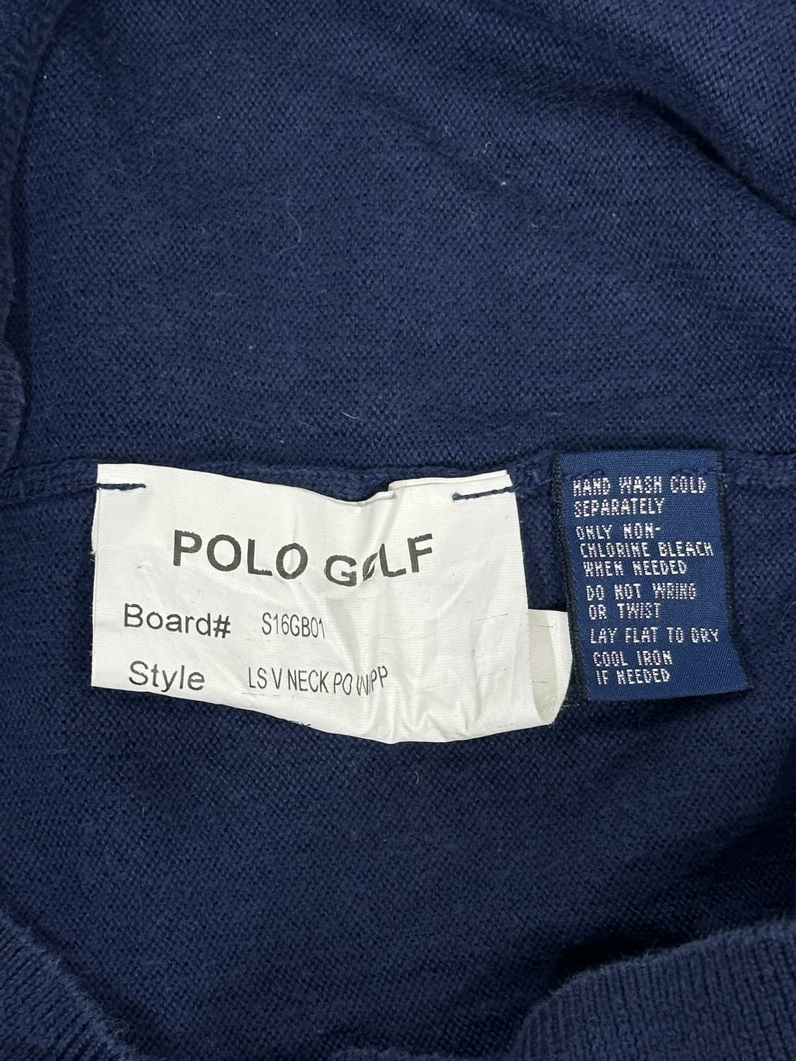 폴로 랄프 로렌 네이비 브이넥 맨투맨 M 상품이미지7