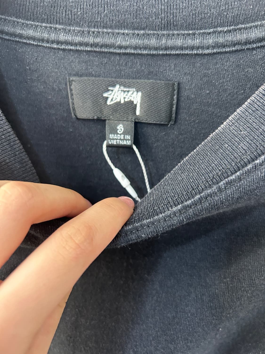 스투시 베이직 로고 티셔츠 (블랙) 상품이미지4