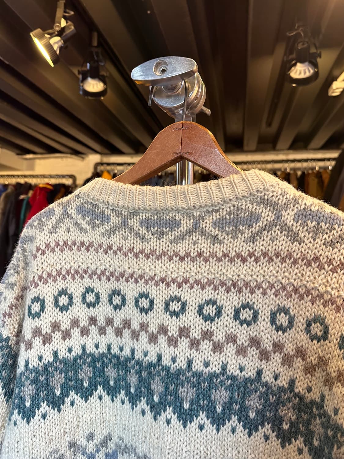 유럽발 Moffat Woollens 헤비 울 에스닉 가디건 상품이미지7