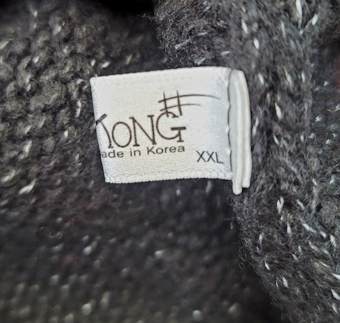 [110.XXL] NO Brand 꽈배기 케이블 목폴라니트 판매 상품이미지7