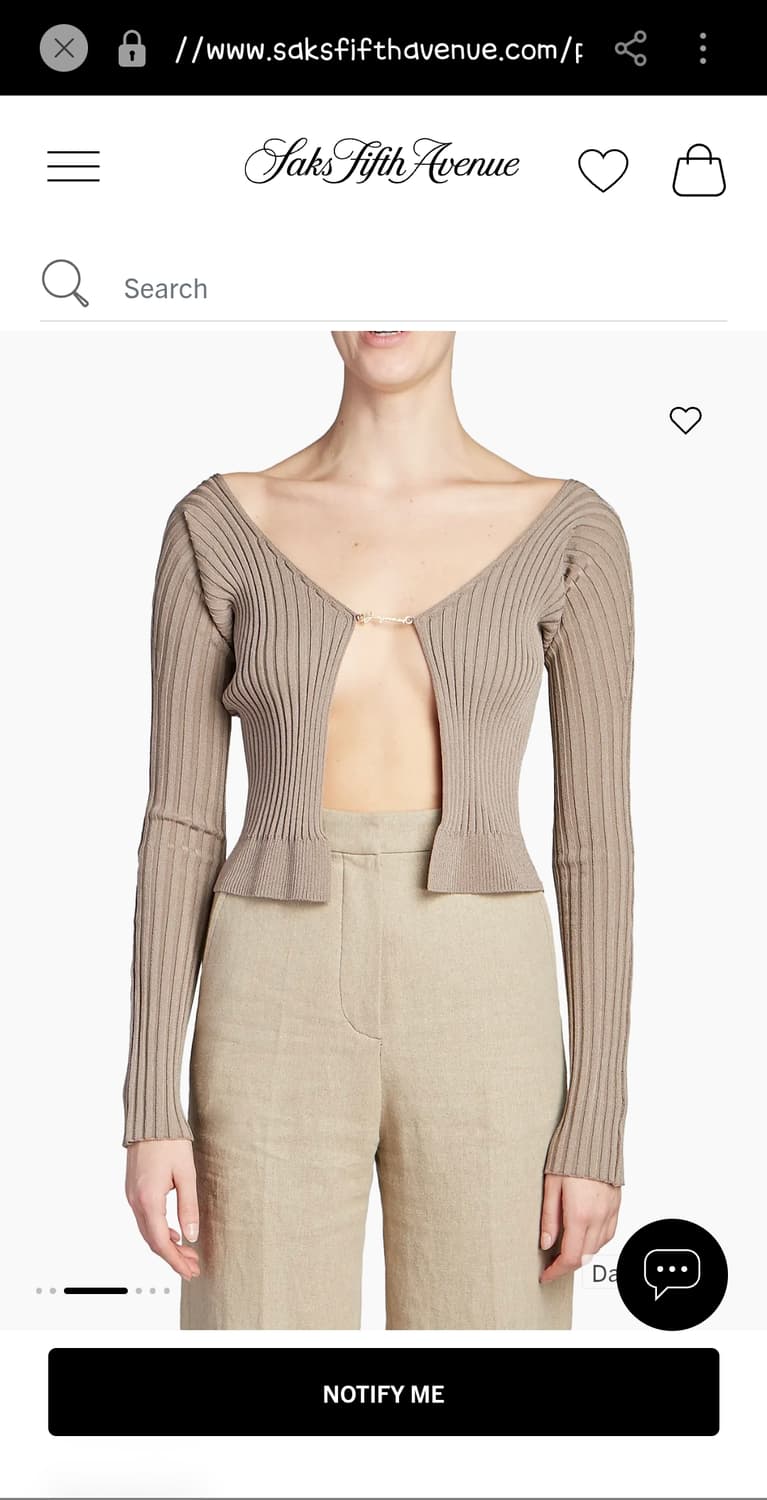 정품 자크뮈스 프랄루 가디건 상품이미지3