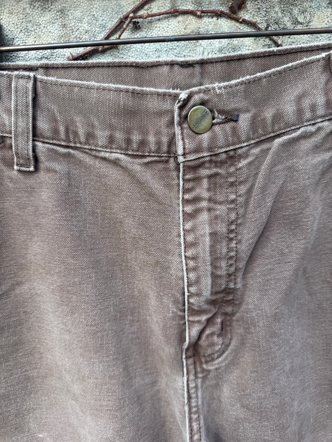 칼하트 b11 dkb 하드페이딩 싱글니 카펜터 워크 팬츠 상품이미지7