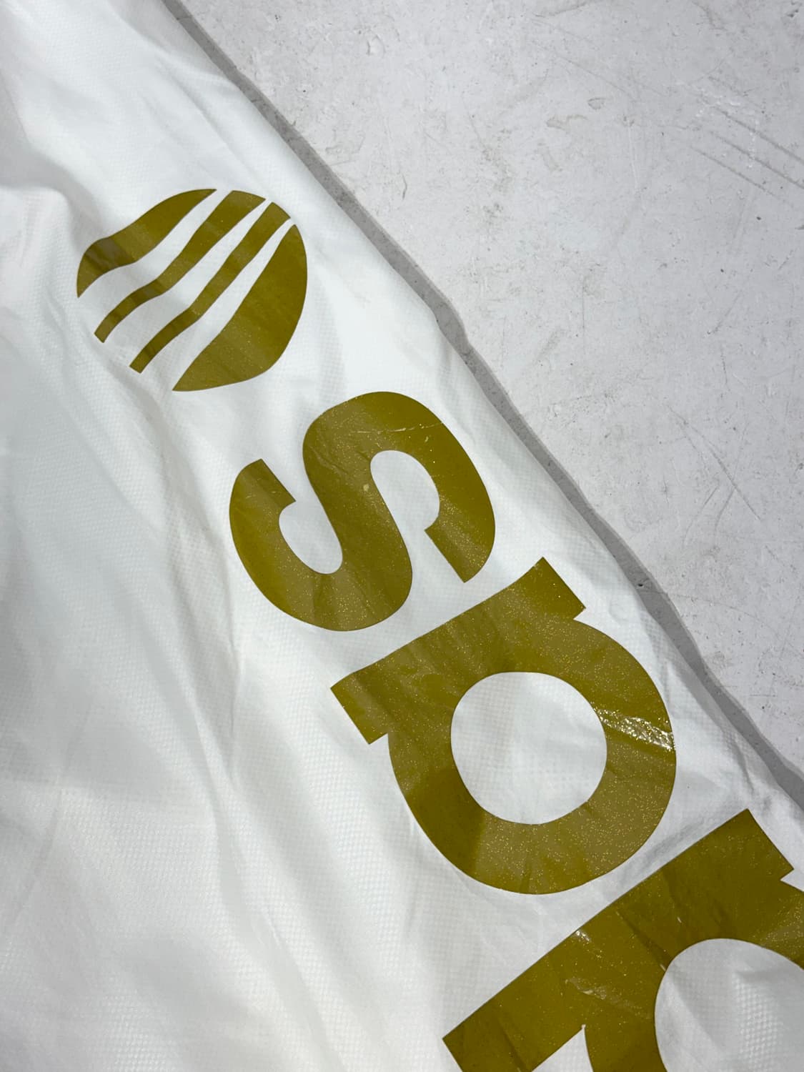 아디다스 화이트 골드 스펠아웃 와이드  트랙 팬츠 추리닝 바지 M 상품이미지6