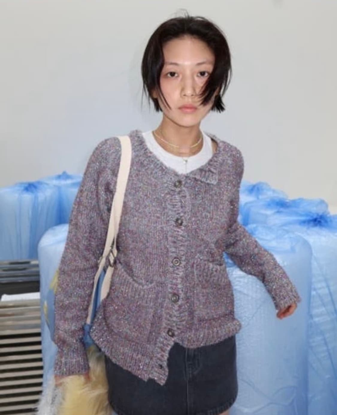 새상품 플리즈프로젝트 메탈 가디건  상품이미지1