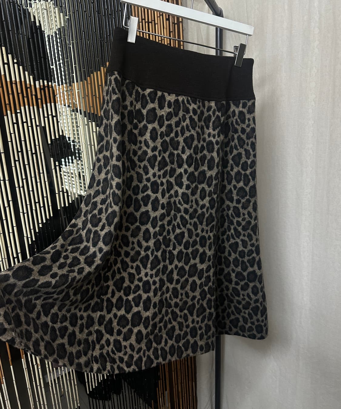 vivien leopard knit skirt 상품이미지3