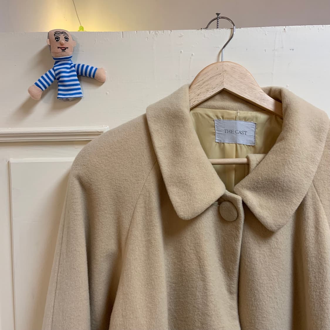 일본 빈티지 원버튼 코트 상품이미지2