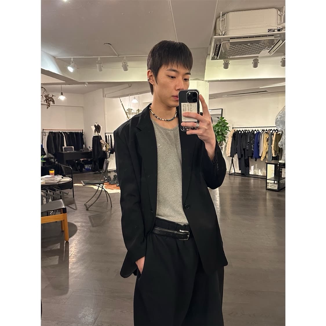 요지야마모토 오버사이즈 블레이저 상품이미지4