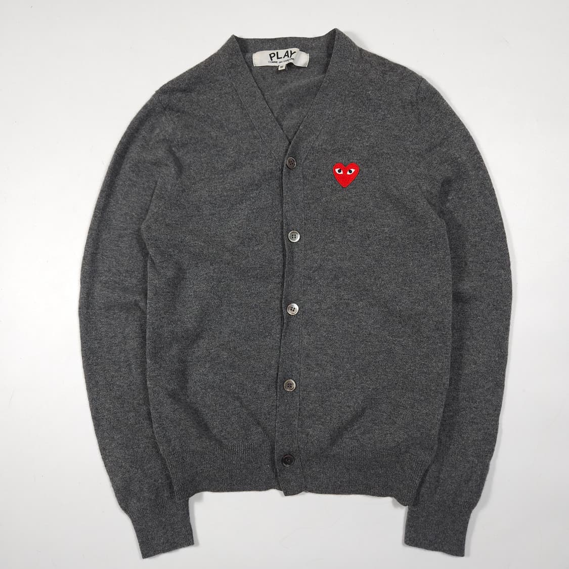 꼼데가르송 레드와펜 가디건 상품이미지1